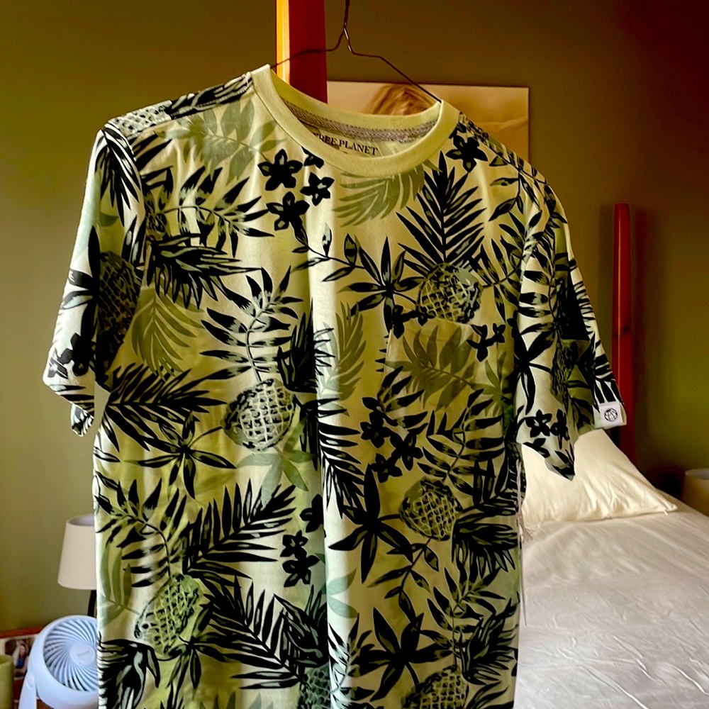 Mint Heather Free Planet T- Shirt
